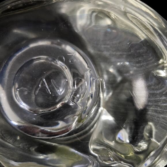 Avon Sleeping Cat Glass Votive Candle Holder Clear Figurine Vintage - Picture 7 of 7